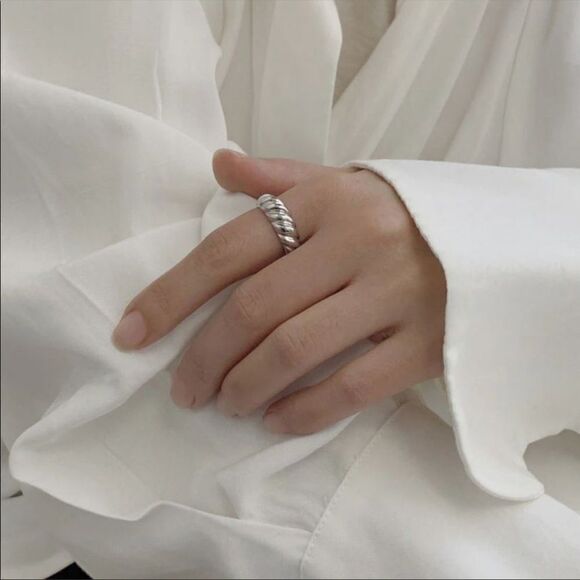 ✨New 925 Sterling Silver Dome Ring - Picture 1 of 4